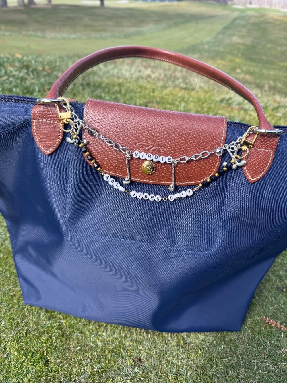 Golf Vibes Only Bag Charm